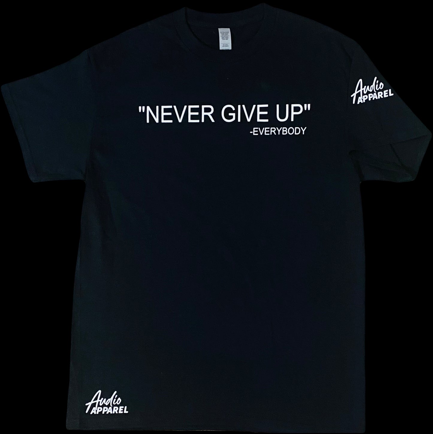 "Never Give Up" Short Sleeve Shirt