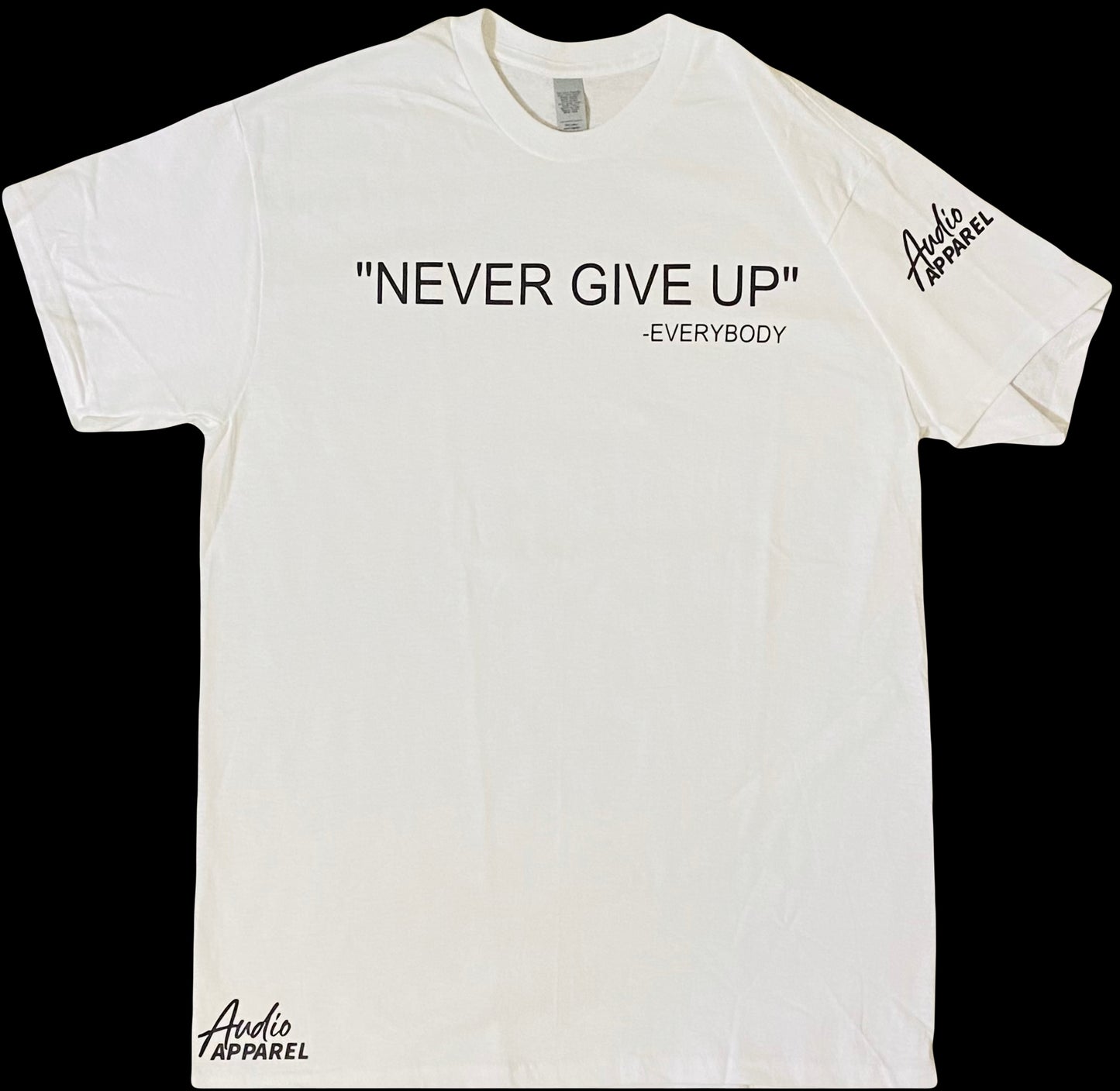 "Never Give Up" Short Sleeve Shirt